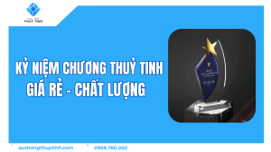 Kỷ Niệm Chương Thuỷ Tinh| Đặt Ngay Tại Quatangthuytinh.Com