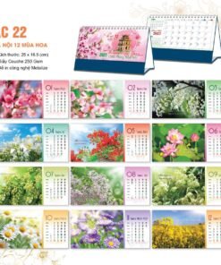 Lịch Bloc 2027 AC Mẫu AC22 - Hà Nội (25 x 16 cm) Bộ Quà Tặng Doanh Nghiệp Thủy Tinh & Lịch in logo doanh nghiệp quà tặng Tết tại Quà Tặng Thủy Tinh VN