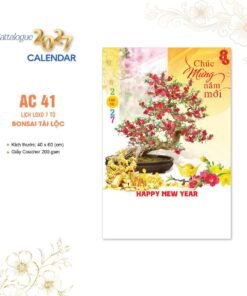 Lịch Bloc 2027 AC Mẫu AC41 (40 x 60 cm) Bộ Quà Tặng Doanh Nghiệp Thủy Tinh & Lịch in logo doanh nghiệp quà tặng Tết tại Quà Tặng Thủy Tinh VN