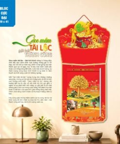 Lịch Bloc Cực Đại 2027 AH Mẫu AH03 (29 x 41cm) Bộ Quà Tặng Doanh Nghiệp Thủy Tinh & Lịch in logo doanh nghiệp quà tặng Tết tại Quà Tặng Thủy Tinh VN