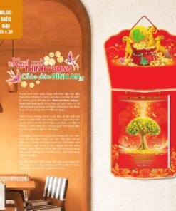 Lịch Bloc Siêu Đại 2027 AH Mẫu AH05 (25 x 35 cm) Bộ Quà Tặng Doanh Nghiệp Thủy Tinh & Lịch in logo doanh nghiệp quà tặng Tết tại Quà Tặng Thủy Tinh VN