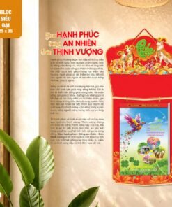 Lịch Bloc Siêu Đại 2027 AH Mẫu AH06 (25 x 35cm) Bộ Quà Tặng Doanh Nghiệp Thủy Tinh & Lịch in logo doanh nghiệp quà tặng Tết tại Quà Tặng Thủy Tinh VN