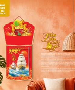Lịch Bloc Siêu Đại 2027 AH Mẫu AH07 - An Khang Thịnh Vượng (20 x 30cm) Bộ Quà Tặng Doanh Nghiệp Thủy Tinh & Lịch in logo doanh nghiệp quà tặng Tết tại Quà Tặng Thủy Tinh VN