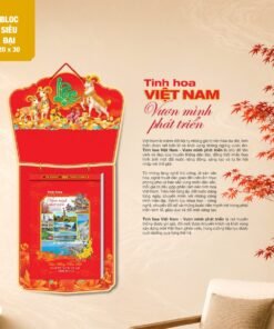 Lịch Bloc Siêu Đại 2027 AH Mẫu AH09 (20 x 30cm) Bộ Quà Tặng Doanh Nghiệp Thủy Tinh & Lịch in logo doanh nghiệp quà tặng Tết tại Quà Tặng Thủy Tinh VN