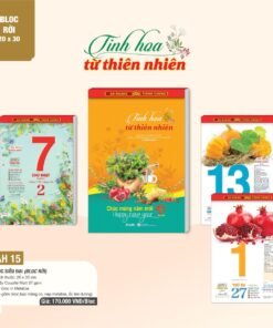 Lịch Bloc Siêu Đại 2027 AH Mẫu AH1516 (20 x 30cm) Bộ Quà Tặng Doanh Nghiệp Thủy Tinh & Lịch in logo doanh nghiệp quà tặng Tết tại Quà Tặng Thủy Tinh VN