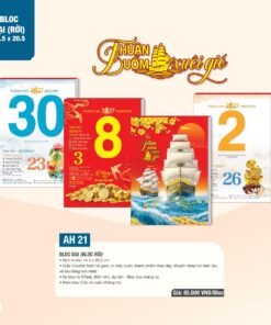 Lịch Bìa Treo 2027 AH Mẫu AH21 (29 x 41 cm) Bộ Quà Tặng Doanh Nghiệp Thủy Tinh & Lịch in logo doanh nghiệp quà tặng Tết tại Quà Tặng Thủy Tinh VN