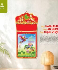 Lịch 52 Tuần 2027 AH Mẫu AH28 (11  x  12 cm) Bộ Quà Tặng Doanh Nghiệp Thủy Tinh & Lịch in logo doanh nghiệp quà tặng Tết tại Quà Tặng Thủy Tinh VN