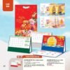 Lịch Bàn Chữ M (Có Note 52 Tuần) 2027 AH Mẫu AH47 - Thuận Buồm Xuôi Gió (24 x 16cm) Bộ Quà Tặng Doanh Nghiệp Thủy Tinh & Lịch in logo doanh nghiệp quà tặng Tết tại Quà Tặng Thủy Tinh VN