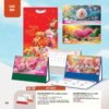 Lịch Bàn Chữ M (Có Note 52 Tuần) 2027 AH Mẫu AH50 - Lộc Xuân (24 x 16cm) Bộ Quà Tặng Doanh Nghiệp Thủy Tinh & Lịch in logo doanh nghiệp quà tặng Tết tại Quà Tặng Thủy Tinh VN
