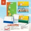 Lịch Bàn Chữ M (Có Note 52 Tuần) 2027 AH Mẫu AH52 (24 x 16cm) Bộ Quà Tặng Doanh Nghiệp Thủy Tinh & Lịch in logo doanh nghiệp quà tặng Tết tại Quà Tặng Thủy Tinh VN