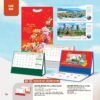 Lịch Bàn Chữ M (Có Note 52 Tuần) 2027 AH Mẫu AH53 - Tinh Hoa Việt Nam (24 x 16cm) Bộ Quà Tặng Doanh Nghiệp Thủy Tinh & Lịch in logo doanh nghiệp quà tặng Tết tại Quà Tặng Thủy Tinh VN