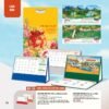 Lịch Bàn Chữ M (Có Note 52 Tuần) 2027 AH Mẫu AH54 (24 x 16cm) Bộ Quà Tặng Doanh Nghiệp Thủy Tinh & Lịch in logo doanh nghiệp quà tặng Tết tại Quà Tặng Thủy Tinh VN