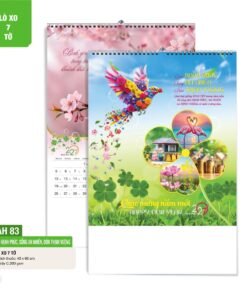 Lịch Treo Tường Lò Xo 7 Tờ 2027 AH Mẫu AH83 (40 x 60cm) Bộ Quà Tặng Doanh Nghiệp Thủy Tinh & Lịch in logo doanh nghiệp quà tặng Tết tại Quà Tặng Thủy Tinh VN