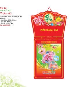 Lịch Bloc 2027 AK Mẫu AK01 (29 x 41 cm) Bộ Quà Tặng Doanh Nghiệp Thủy Tinh & Lịch in logo doanh nghiệp quà tặng Tết tại Quà Tặng Thủy Tinh VN
