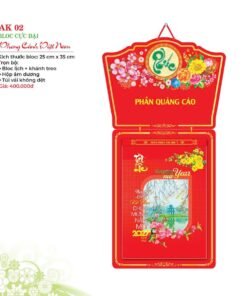 Lịch Bloc 2027 AK Mẫu AK02 (29 x 41 cm) Bộ Quà Tặng Doanh Nghiệp Thủy Tinh & Lịch in logo doanh nghiệp quà tặng Tết tại Quà Tặng Thủy Tinh VN