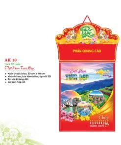 Lịch 52 Tuần 2027 AK Mẫu AK10 (28  x  202 cm) Bộ Quà Tặng Doanh Nghiệp Thủy Tinh & Lịch in logo doanh nghiệp quà tặng Tết tại Quà Tặng Thủy Tinh VN