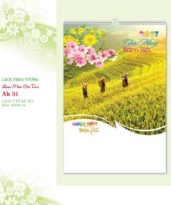 Lịch Treo Tường Lò Xo 2027 AK Mẫu AK32 (40 x 60 cm) Bộ Quà Tặng Doanh Nghiệp Thủy Tinh & Lịch in logo doanh nghiệp quà tặng Tết tại Quà Tặng Thủy Tinh VN