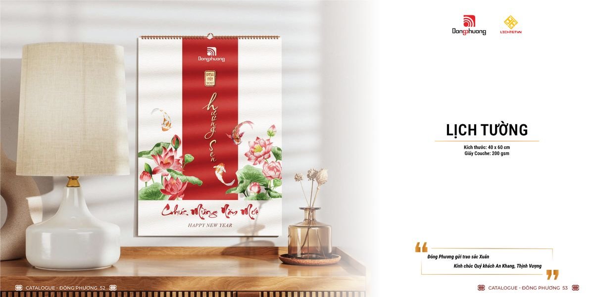 Lịch Bloc Đông Phương 2027 DP25 Bộ Quà Tặng Doanh Nghiệp Thủy Tinh & Lịch