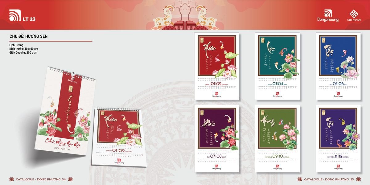 Lịch Bloc Đông Phương 2027 DP26 Bộ Quà Tặng Doanh Nghiệp Thủy Tinh & Lịch