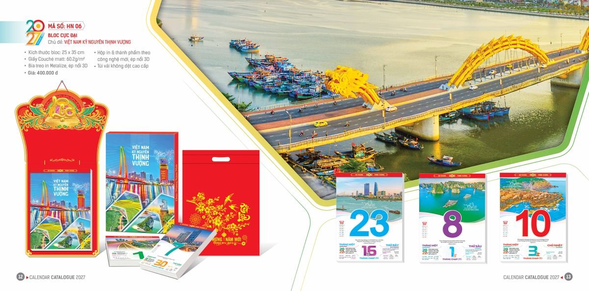 Lịch Bloc Hoa Niên 2027 Đông Phương DPHN05 Bộ Quà Tặng Doanh Nghiệp Thủy Tinh & Lịch Lịch Bloc Hoa Niên 2027 Đông Phương DPHN05 Bộ Quà Tặng Doanh Nghiệp Thủy Tinh & Lịch