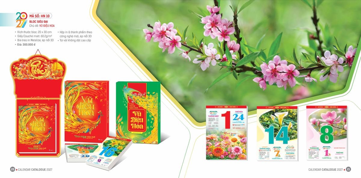 Lịch Bloc Hoa Niên 2027 Đông Phương DPHN09 Bộ Quà Tặng Doanh Nghiệp Thủy Tinh & Lịch Lịch Bloc Hoa Niên 2027 Đông Phương DPHN09 Bộ Quà Tặng Doanh Nghiệp Thủy Tinh & Lịch