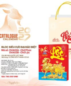 Lịch Bloc Siêu Cực Đại 2027 DVA Mẫu DVA02 - Non Nước Việt Nam (38 x 54cm) Bộ Quà Tặng Doanh Nghiệp Thủy Tinh & Lịch in logo doanh nghiệp quà tặng Tết tại Quà Tặng Thủy Tinh VN