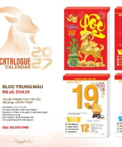 Lịch Bloc 2027 DVA Mẫu DVA19 - Thuận Buồm Xuôi Gió (29 x 41 cm) Bộ Quà Tặng Doanh Nghiệp Thủy Tinh & Lịch in logo doanh nghiệp quà tặng Tết tại Quà Tặng Thủy Tinh VN