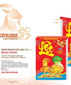 Lịch Bloc Cực Đại 2027 DVA Mẫu DVA20 - Thuận Buồm Xuôi Gió (25 x 35cm) Bộ Quà Tặng Doanh Nghiệp Thủy Tinh & Lịch in logo doanh nghiệp quà tặng Tết tại Quà Tặng Thủy Tinh VN
