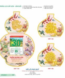 Lịch Bìa Treo 2027 HBT Mẫu HBT108 (13 x 19cm) Bộ Quà Tặng Doanh Nghiệp Thủy Tinh & Lịch in logo doanh nghiệp quà tặng Tết tại Quà Tặng Thủy Tinh VN
