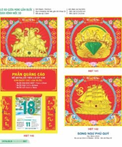 Lịch Treo Tường Lò Xo 2027 HBT Mẫu HBT142 (30 x 60cm) Bộ Quà Tặng Doanh Nghiệp Thủy Tinh & Lịch in logo doanh nghiệp quà tặng Tết tại Quà Tặng Thủy Tinh VN