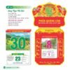 Lịch Bloc Đại Đặc Biệt 2027 HBT Mẫu HBT166 - Lộc Xuân (17 x 24cm) Bộ Quà Tặng Doanh Nghiệp Thủy Tinh & Lịch in logo doanh nghiệp quà tặng Tết tại Quà Tặng Thủy Tinh VN
