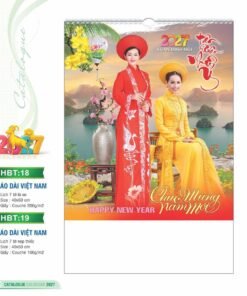 Lịch Bloc 2027 HBT Mẫu HBT19 (29 x 41 cm) Bộ Quà Tặng Doanh Nghiệp Thủy Tinh & Lịch in logo doanh nghiệp quà tặng Tết tại Quà Tặng Thủy Tinh VN