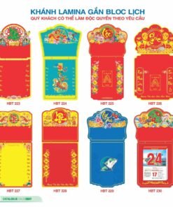 Lịch Bìa Treo 2027 HBT Mẫu HBT232 (40 x 62 cm) Bộ Quà Tặng Doanh Nghiệp Thủy Tinh & Lịch in logo doanh nghiệp quà tặng Tết tại Quà Tặng Thủy Tinh VN