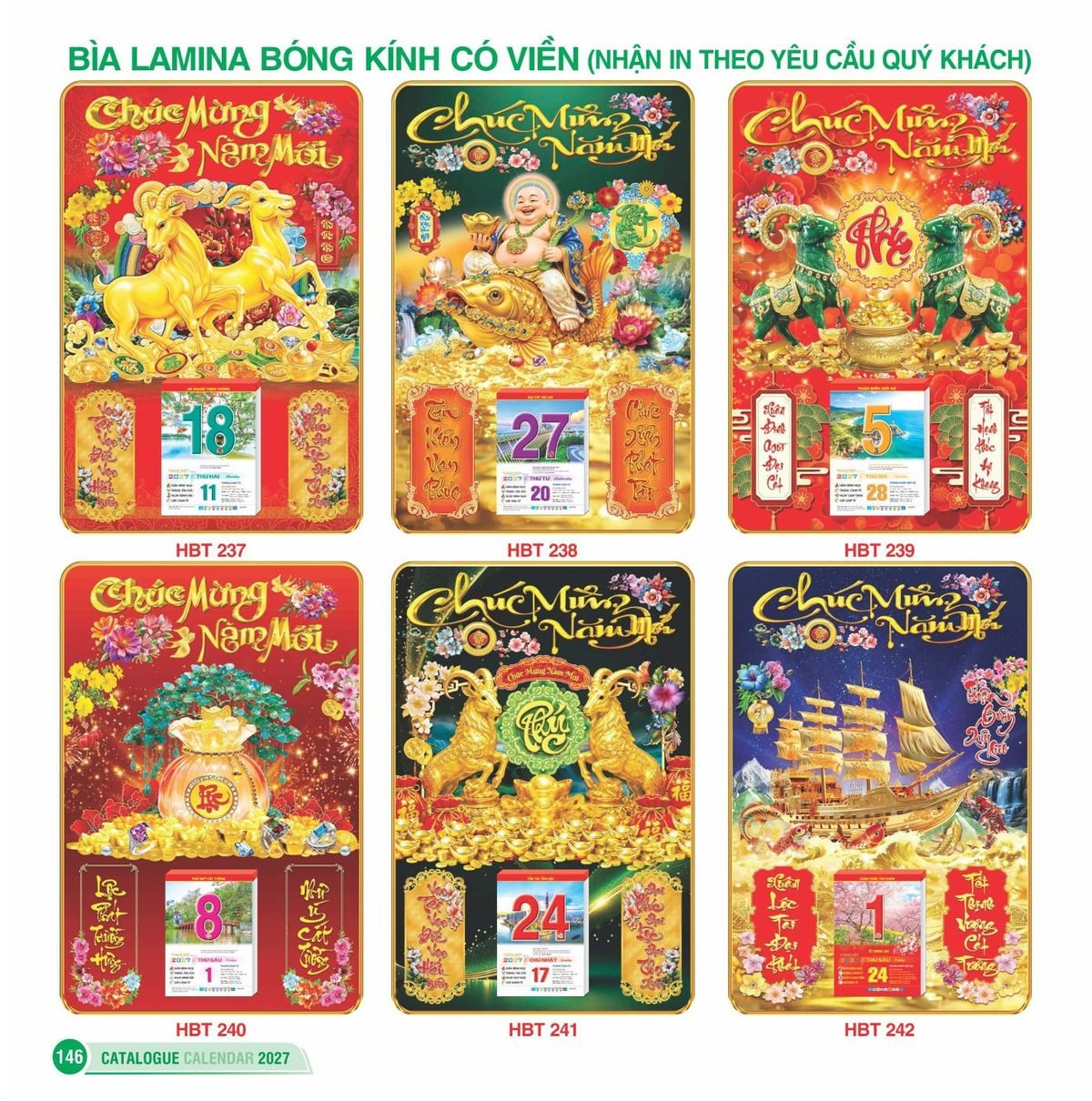 Lịch Bìa Treo 2027 HBT Mẫu HBT239 (29 x 41 cm) Bộ Quà Tặng Doanh Nghiệp Thủy Tinh & Lịch Lịch Bìa Treo 2027 HBT Mẫu HBT239 (29 x 41 cm) Bộ Quà Tặng Doanh Nghiệp Thủy Tinh & Lịch in logo doanh nghiệp quà tặng Tết tại Quà Tặng Thủy Tinh VN