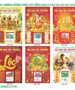 Lịch Bìa Treo 2027 HBT Mẫu HBT259 (48 x 78 cm) Bộ Quà Tặng Doanh Nghiệp Thủy Tinh & Lịch in logo doanh nghiệp quà tặng Tết tại Quà Tặng Thủy Tinh VN
