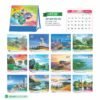 Lịch Để Bàn 2027 HBT Mẫu HBT36 (19 x 21cm) Bộ Quà Tặng Doanh Nghiệp Thủy Tinh & Lịch in logo doanh nghiệp quà tặng Tết tại Quà Tặng Thủy Tinh VN