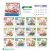 Lịch Để Bàn 2027 HBT Mẫu HBT43 (19 x 21cm) Bộ Quà Tặng Doanh Nghiệp Thủy Tinh & Lịch in logo doanh nghiệp quà tặng Tết tại Quà Tặng Thủy Tinh VN