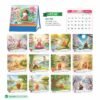 Lịch Để Bàn 2027 HBT Mẫu HBT48 (19 x 21cm) Bộ Quà Tặng Doanh Nghiệp Thủy Tinh & Lịch in logo doanh nghiệp quà tặng Tết tại Quà Tặng Thủy Tinh VN