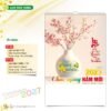 Lịch Treo Tường 2027 HT Mẫu HT43 (40 x 60cm) Bộ Quà Tặng Doanh Nghiệp Thủy Tinh & Lịch in logo doanh nghiệp quà tặng Tết tại Quà Tặng Thủy Tinh VN