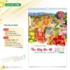 Lịch Treo Tường 2027 HT Mẫu HT53 (40 x 60cm) Bộ Quà Tặng Doanh Nghiệp Thủy Tinh & Lịch in logo doanh nghiệp quà tặng Tết tại Quà Tặng Thủy Tinh VN