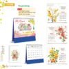 Lịch Để Bàn 2027 HT Mẫu HT78 (18 x 21cm) Bộ Quà Tặng Doanh Nghiệp Thủy Tinh & Lịch in logo doanh nghiệp quà tặng Tết tại Quà Tặng Thủy Tinh VN