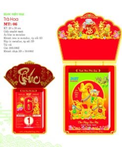 Lịch Bloc Siêu Đại 2027 MT Mẫu MT06 (20 x 30cm) Bộ Quà Tặng Doanh Nghiệp Thủy Tinh & Lịch in logo doanh nghiệp quà tặng Tết tại Quà Tặng Thủy Tinh VN