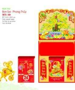 Lịch Bloc 2027 MT Mẫu MT09 (29 x 41 cm) Bộ Quà Tặng Doanh Nghiệp Thủy Tinh & Lịch in logo doanh nghiệp quà tặng Tết tại Quà Tặng Thủy Tinh VN