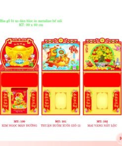Bìa Lò Xo Dán Bloc 2027 MT Mẫu MT102 (30 x 60cm) Bộ Quà Tặng Doanh Nghiệp Thủy Tinh & Lịch in logo doanh nghiệp quà tặng Tết tại Quà Tặng Thủy Tinh VN