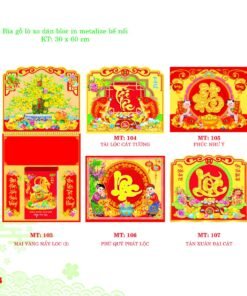 Bìa Lò Xo Dán Bloc 2027 MT Mẫu MT107 (30 x 60cm) Bộ Quà Tặng Doanh Nghiệp Thủy Tinh & Lịch in logo doanh nghiệp quà tặng Tết tại Quà Tặng Thủy Tinh VN