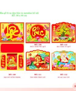 Bìa Lò Xo Dán Bloc 2027 MT Mẫu MT109 (30 x 60cm) Bộ Quà Tặng Doanh Nghiệp Thủy Tinh & Lịch in logo doanh nghiệp quà tặng Tết tại Quà Tặng Thủy Tinh VN