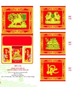 Bìa Lò Xo Dán Bloc 2027 MT Mẫu MT115 (37 x 68cm) Bộ Quà Tặng Doanh Nghiệp Thủy Tinh & Lịch in logo doanh nghiệp quà tặng Tết tại Quà Tặng Thủy Tinh VN