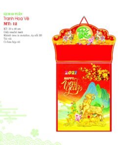 Lịch Bloc 2027 MT Mẫu MT12 (29 x 41 cm) Bộ Quà Tặng Doanh Nghiệp Thủy Tinh & Lịch in logo doanh nghiệp quà tặng Tết tại Quà Tặng Thủy Tinh VN