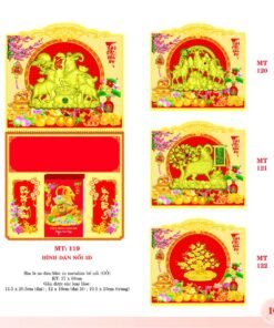 Bìa Lò Xo Dán Bloc 2027 MT Mẫu MT121 (37 x 68cm) Bộ Quà Tặng Doanh Nghiệp Thủy Tinh & Lịch in logo doanh nghiệp quà tặng Tết tại Quà Tặng Thủy Tinh VN