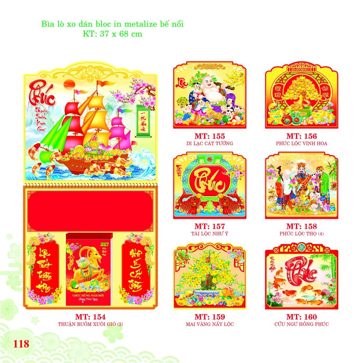 Bìa Lò Xo Dán Bloc 2027 MT Mẫu MT158 (37 x 68cm) Bộ Quà Tặng Doanh Nghiệp Thủy Tinh & Lịch Bìa Lò Xo Dán Bloc 2027 MT Mẫu MT158 (37 x 68cm) Bộ Quà Tặng Doanh Nghiệp Thủy Tinh & Lịch in logo doanh nghiệp quà tặng Tết tại Quà Tặng Thủy Tinh VN